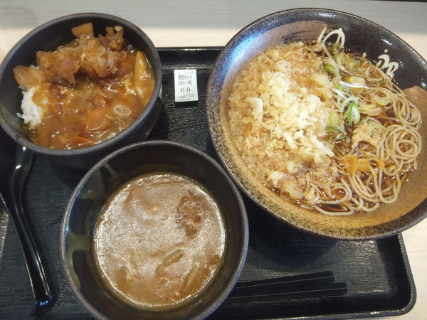 「朝そば(カレー)360円＆クーポンでカレールー150円無料」@ゆで太郎 柏大井店の写真