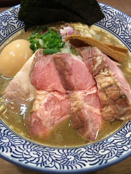 「特製極上煮干しそば」@煮干しつけ麺 宮元の写真