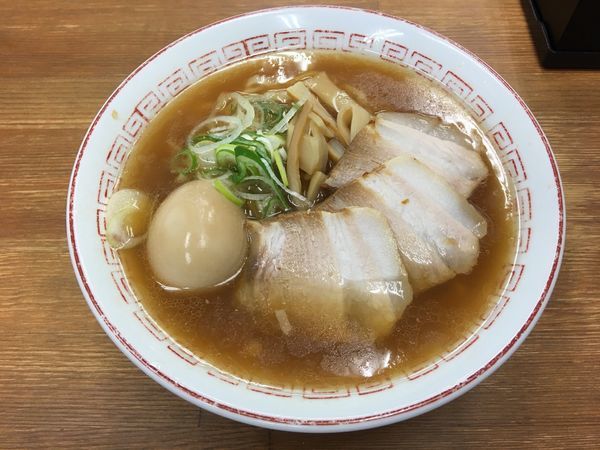 「蔵出し味玉しょうゆラーメン」@喜多方食堂 浅草本店の写真