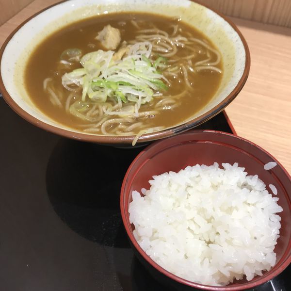 「カレー南蛮（￥390）」@立ちそば処 杜の写真