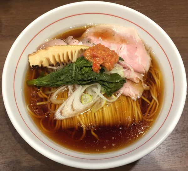 「八咫烏×坂本01 コラボラーメン1000円」@八咫烏の写真