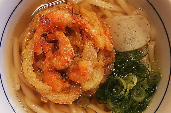 「海老かきあげうどん(並)」@なか卯 せんげん台店の写真