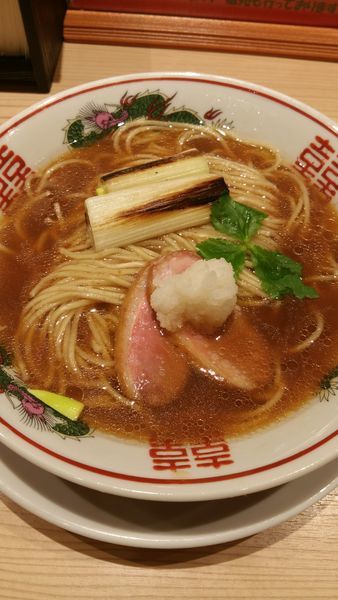 「鴨ねぎらぁ麺(限定)」@鯛塩そば灯花 本店の写真