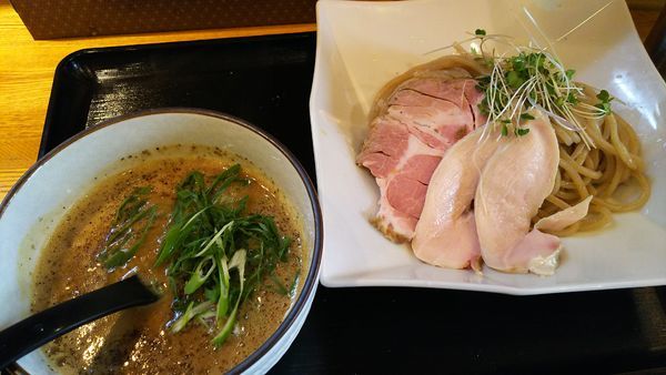 「ベジポタ鶏白湯つけ麺」@麺処 飯田家の写真