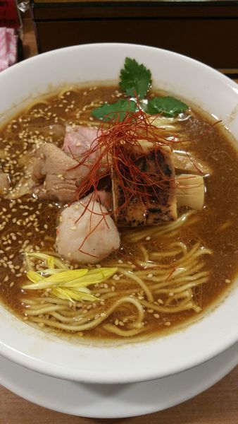 「芳醇カニ味噌ラーメン(限定)」@鯛塩そば 灯花 本店の写真