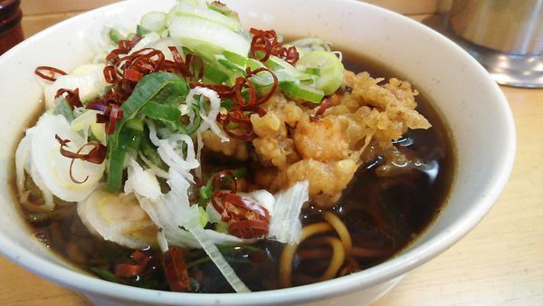 「ジャンボゲソそば」@一○そばの写真