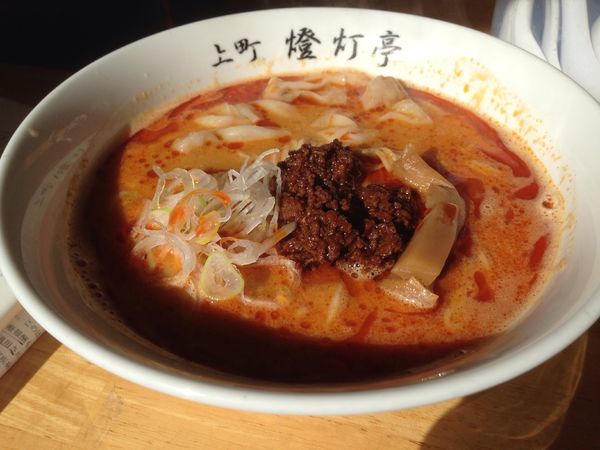 「ワンタン担々麺」@支那そば 燈灯亭の写真