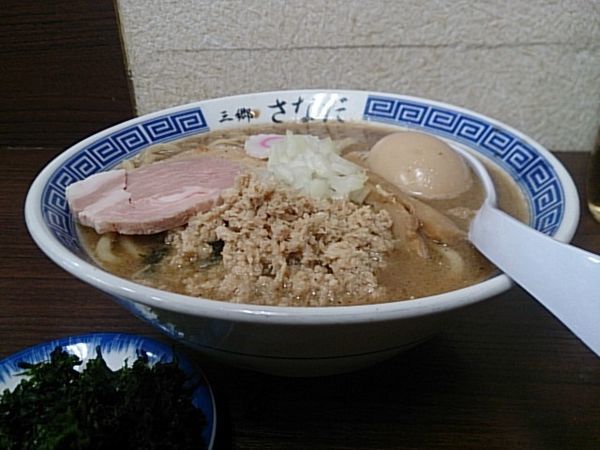 「特製中華そば+岩磯海苔」@つけめん さなだの写真