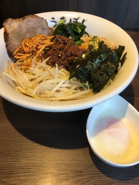 「汁なし担担麺」@自家製麺 ほうきぼし 赤羽駅前店の写真