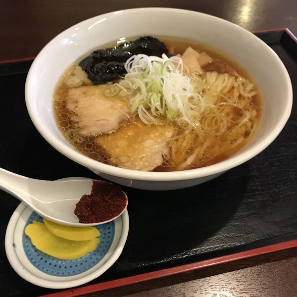 「中華そば（辛みそ付）（￥660）」@金ちゃんラーメン 高堂店の写真
