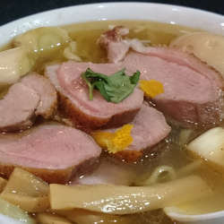 年越塩鴨南蛮中華そば [裏そば］