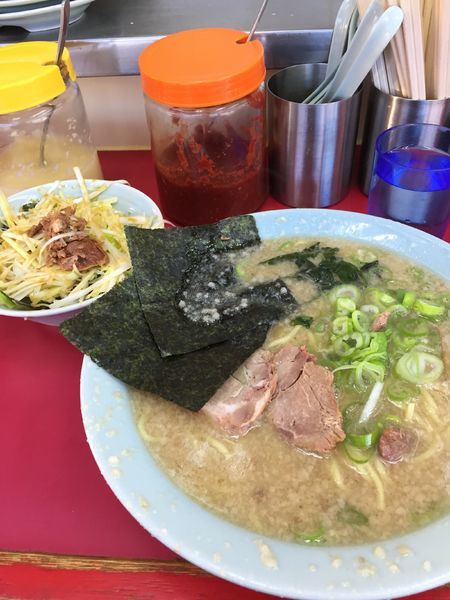 「ラーメン      小ネギ丼」@ラーメンショップ 牛久結束店の写真