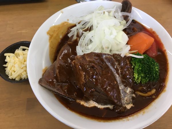 「8周年限定 牛タン トマト煮乗せB」@MENYA 食い味の道有楽の写真