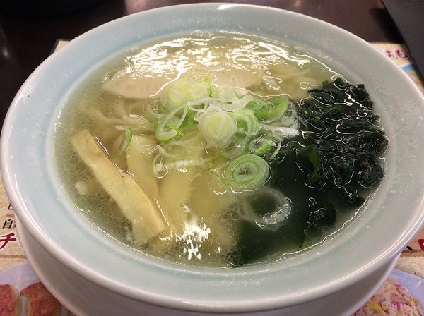 「佐野手打らーめん塩（650円）」@佐野手打らーめん 麺達 東鷲宮駅西口1号本店の写真