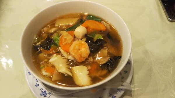 「五目ラーメン」@中華 ジャスミンの花の写真