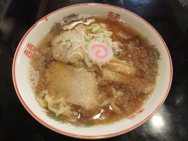 「喜多方正油ラーメン（600円）」@大安食堂の写真