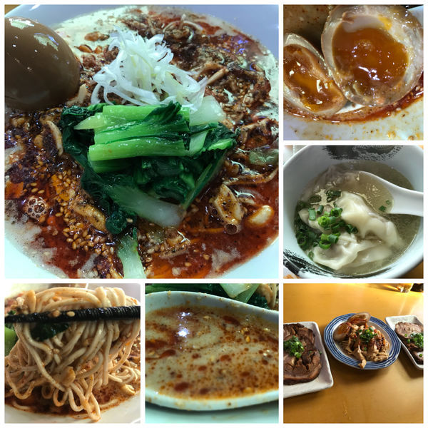 「【気まぐれ限定】担々麺  狼煙細麺Ver.800円」@麺屋 扇 SENの写真