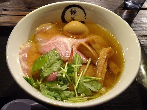 「極塩ラーメン（1,000円）」@らーめん愉悦処 鏡花の写真