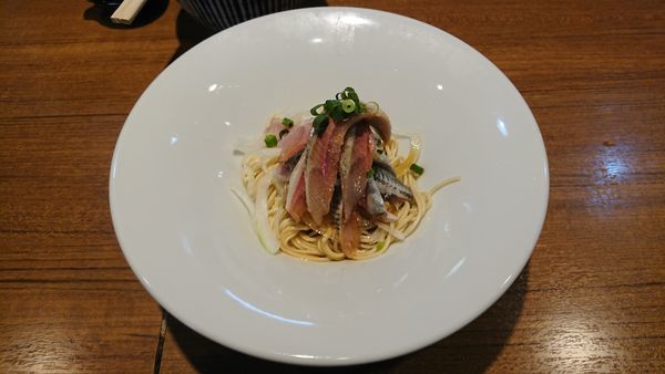 「いわしそば 390円 + 海鮮丼 400円」@寿製麺よしかわ 川越店の写真
