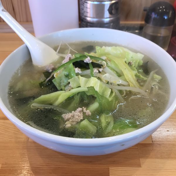 「タンメン（￥700）」@拉麺食道の写真