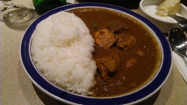 「チキンカレー 900円 ＋ ビール 500円」@カリーライス専門店 エチオピア 本店の写真