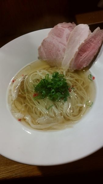 「【限定】京鴨と羅臼昆布の清湯1200円＋ワイン」@麺庵 小島流の写真