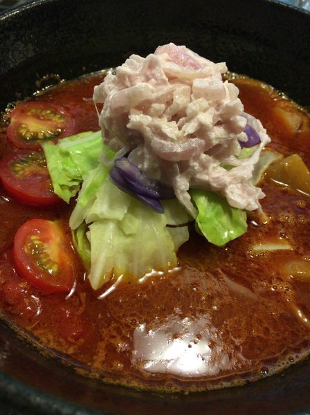 「海老トマトリッチらーめん ８８０円」@らーめん 五ノ神製作所の写真