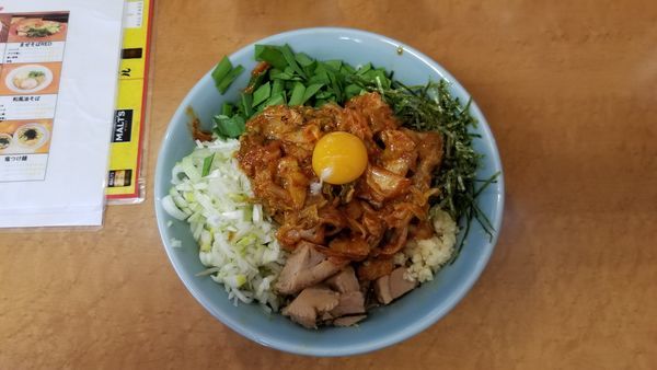 「キムチまぜそば」@らーめんコジマルの写真