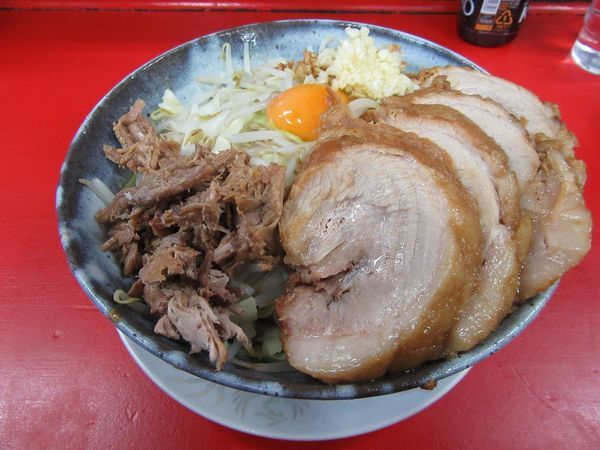 「汁なし（８３０円）＋麺増し＋豚増し」@豚男 -BUTAMEN-の写真