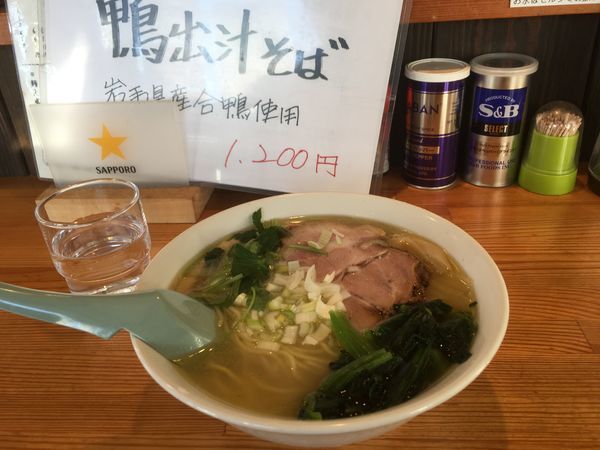 「鶏塩らぁめん（780¥）」@らぁめん 赤星の写真