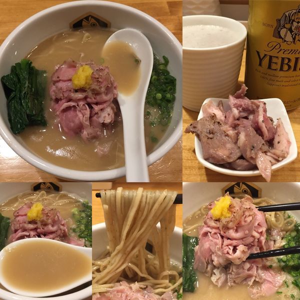 「濃厚真鯛らーめん850円他」@真鯛らーめん 麺魚の写真