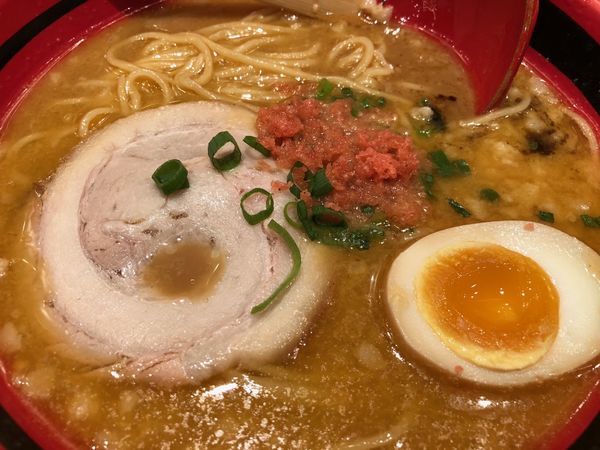 「えびしょうゆ（そのまま）（細麺）」@えびそば一幻 新千歳空港店の写真