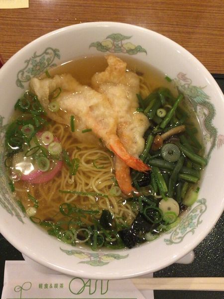 「天ぷらラーメン」@グリーンオアシス ゆめタウン宇部店の写真