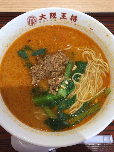 「担々麺」@大阪王将 ゆめシティ店の写真