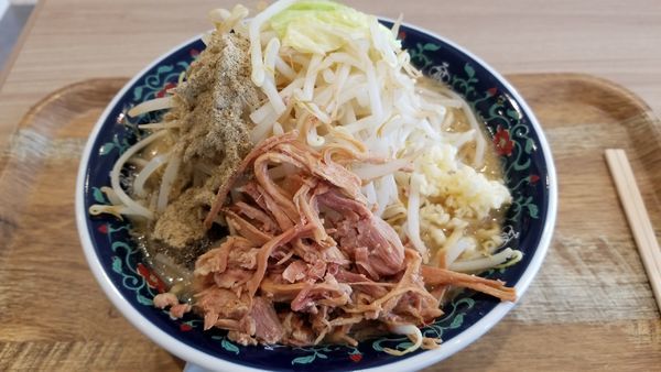 「ニボジロー　麺大盛　野菜増」@凌駕IDEA イオンモール松本店の写真