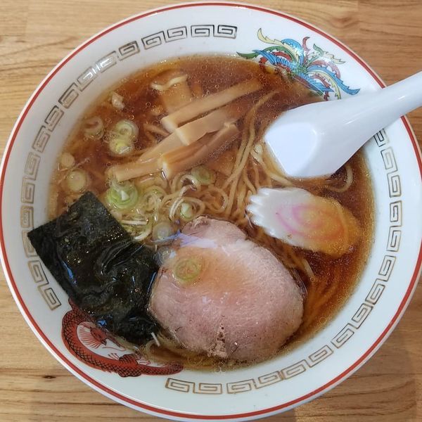 「醤油ラーメン500円」@からすや食堂の写真