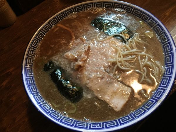 「濃厚三種の煮干そば¥780」@マル寛そばや 一関分店の写真