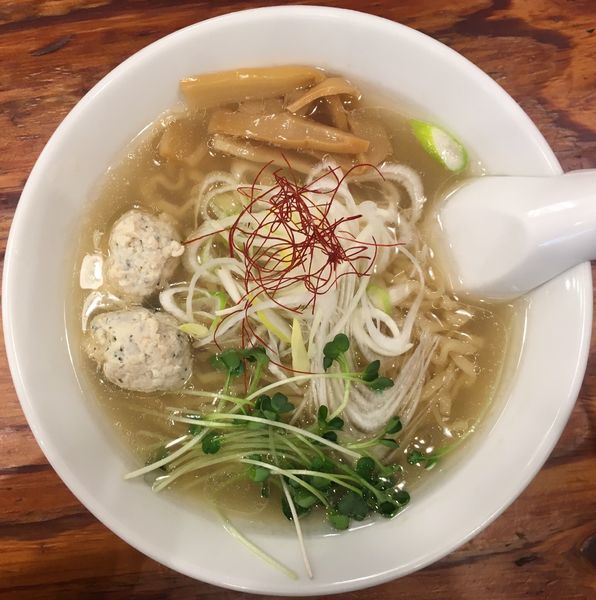 「塩らーめん」@つけめん TETSU 所沢店の写真