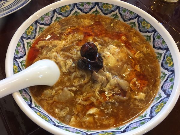 「激辛スーラータンメン」@中国ラーメン 栄の写真