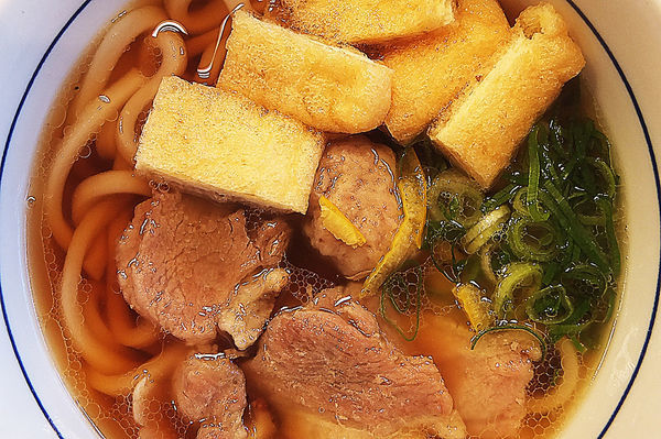 「鴨うどん(並)」@なか卯 せんげん台店の写真