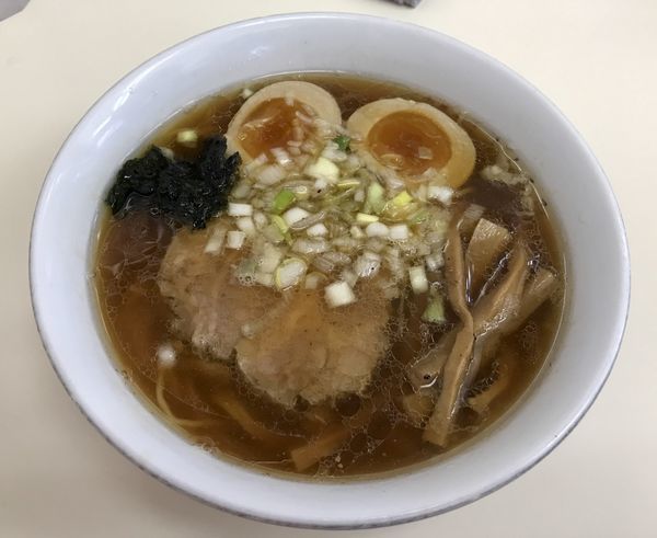 「中華そば650円＋味玉100円」@中華そば ふくみみの写真