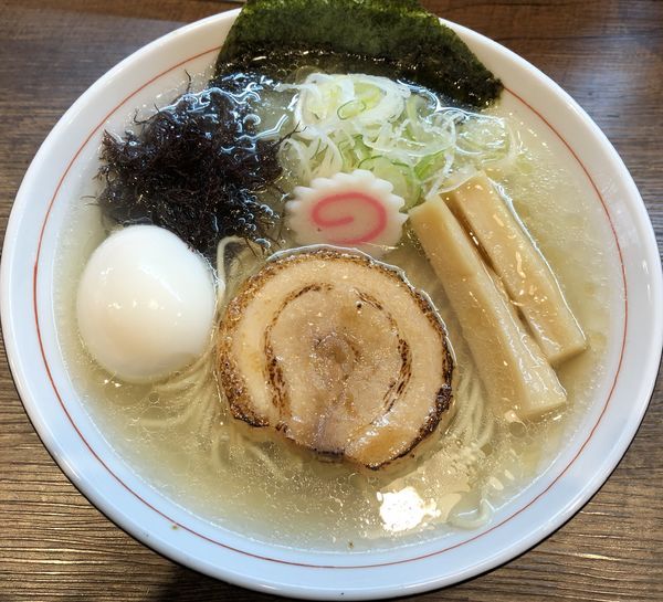 「端麗中華そば塩味＋味玉（￥800＋￥100）」@Yokohama Noodles KONISHI -524-の写真