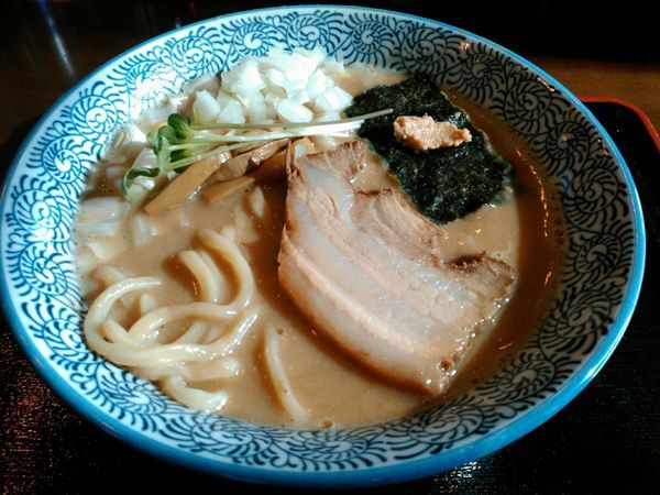 「【限定】ズワイガニ味噌蕎麦 ￥810」@麺処 いぐさの写真