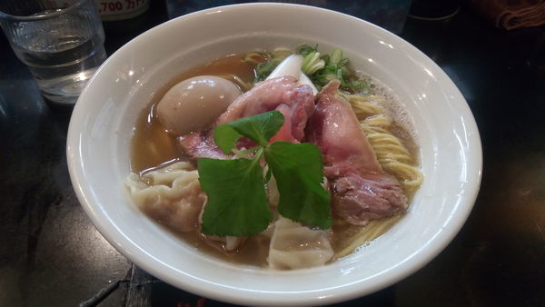 「鴨出汁わんたん麺（1月限定）」@麺家 うえだの写真