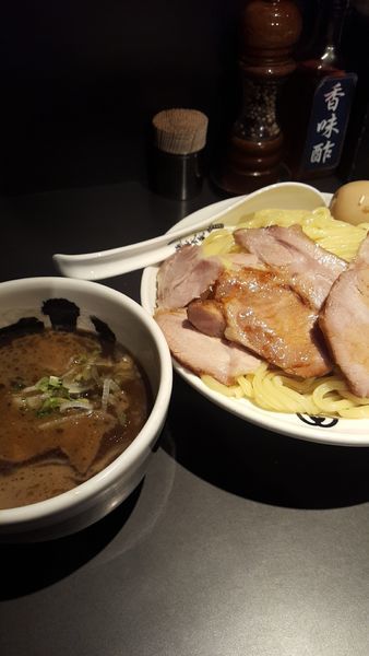 「相傳つけ麺　黒」@麺屋武蔵 武骨相傳の写真