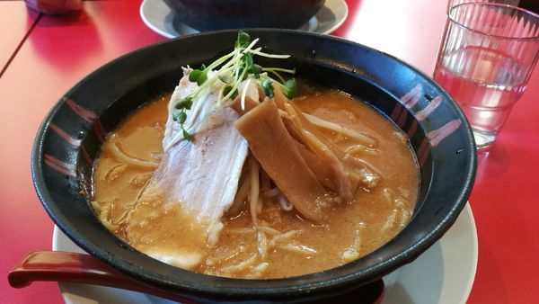 「味噌ラーメン」@ラーメン雷豚 鴻巣店の写真