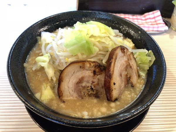 「煮干し1号（野菜マシ）」@ラーメン ポール亭の写真