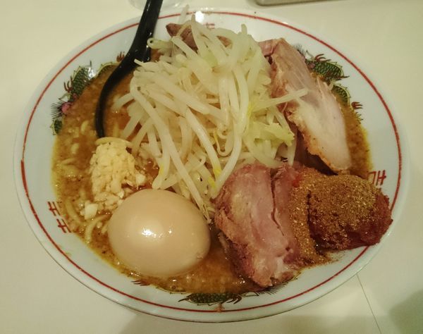 「スープカレーそば＋激辛玉＝930円」@麺家ぶんすけの写真