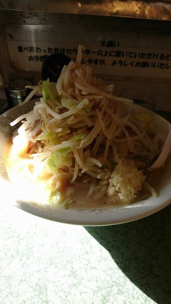 「ラーメン大850円全増し」@ラーメン二郎 新宿小滝橋通り店の写真