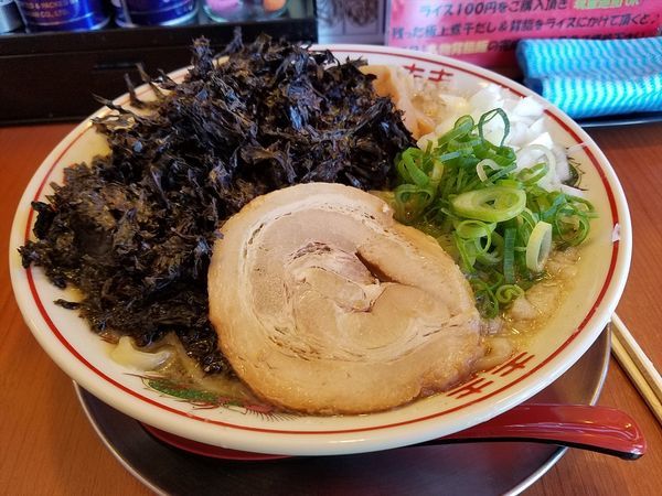 「煮干らぁ麺(780円)+のり増し(200円)」@吟醸煮干 灯花紅猿の写真